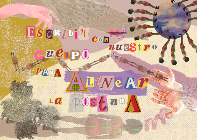 Escribir con  nuestro cuerpo para alinear la postura